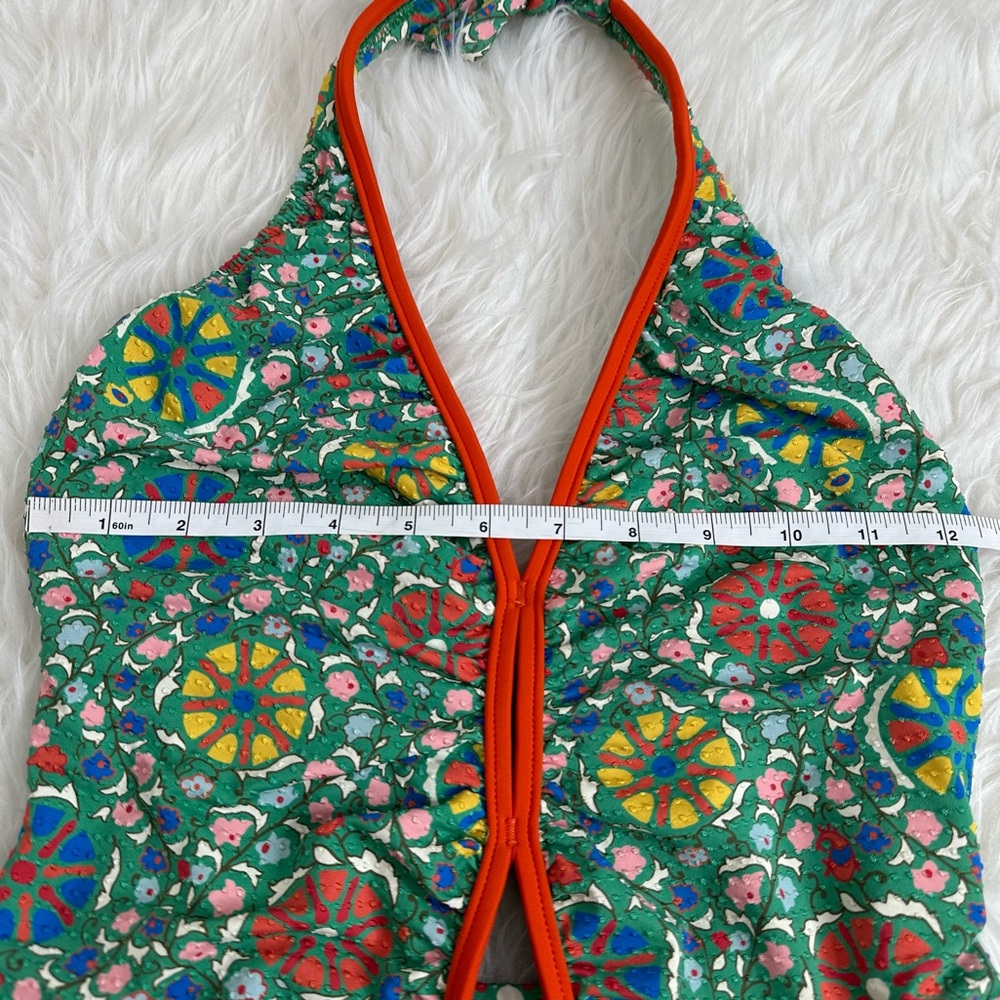 Rhode x Target Zinnia Floral Print Halter One Piece Swimsuit Size Medium - Picture 9 of 10